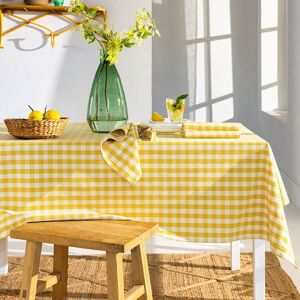 Becquet Nappe 150x350 jaune en coton - Publicité