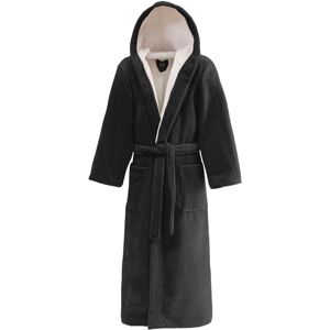 Sensei Maison Peignoir mixte à capuche bicolore anthracite S - Publicité Sensei Maison Peignoir mixte à capuche bicolore anthracite S - Publicité