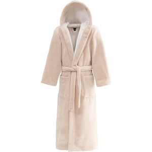 Sensei Maison Peignoir mixte à capuche bicolore sable L - Publicité Sensei Maison Peignoir mixte à capuche bicolore sable L - Publicité