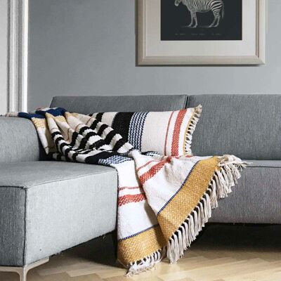 Malagoon Couverture Miracle Boucle Multicolore - Plaid - Publicité Malagoon Couverture Miracle Boucle Multicolore - Plaid - Publicité