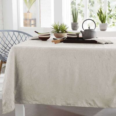 Becquet Nappe ovale blanc 180x285 en polyester - Publicité Becquet Nappe ovale blanc 180x285 en polyester - Publicité