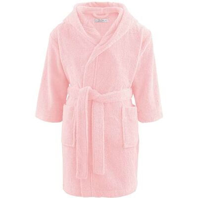 Anne de Solène Peignoir enfant coton rosa 2/4 a - Publicité Anne de Solène Peignoir enfant coton rosa 2/4 a - Publicité