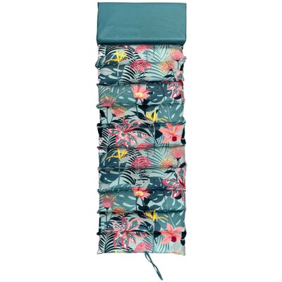 Today Matelas de plage déperlant avec oreiller intégré 60x180 cm bleu - Publicité Today Matelas de plage déperlant avec oreiller intégré 60x180 cm bleu - Publicité
