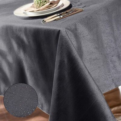 Becquet Nappe en polyester gris 150x300cm - Publicité Becquet Nappe en polyester gris 150x300cm - Publicité