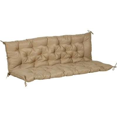 REDOM Galette de chaise d'extérieur en polyester beige 150x98x8cm - Publicité REDOM Galette de chaise d'extérieur en polyester beige 150x98x8cm - Publicité