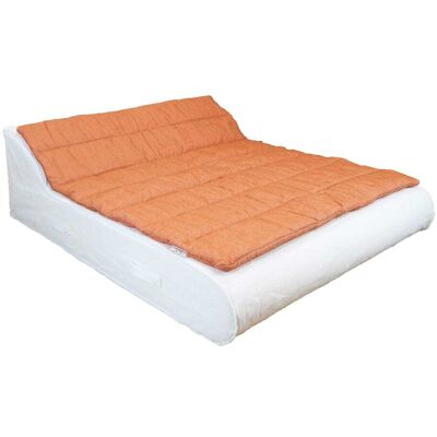 MX HOME Surmatelas pour bain de soleil 2 places - orange - Publicité MX HOME Surmatelas pour bain de soleil 2 places - orange - Publicité