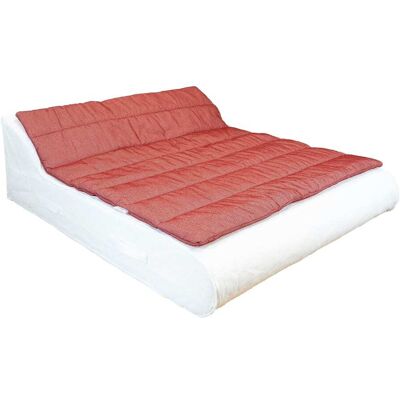 MX HOME Surmatelas pour bain de soleil 2 places - rouge - Publicité MX HOME Surmatelas pour bain de soleil 2 places - rouge - Publicité