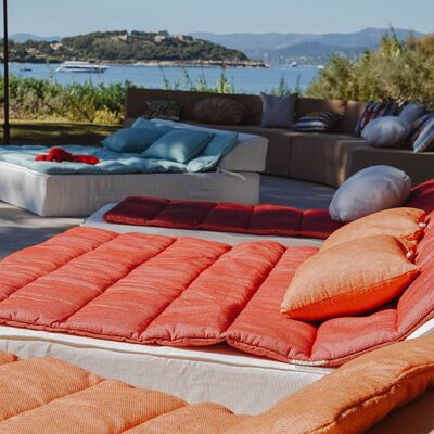 MX HOME Surmatelas pour bain de soleil 1 place - rouge - Publicité MX HOME Surmatelas pour bain de soleil 1 place - rouge - Publicité