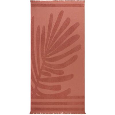 Madura Fouta de plage en coton orange 180x180 cm - Publicité Madura Fouta de plage en coton orange 180x180 cm - Publicité