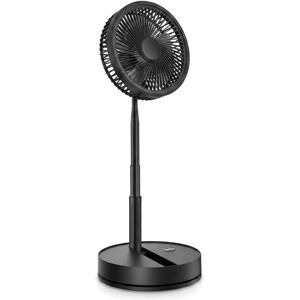 Babykare Ventilateur pliable et rechargeable sans fil noir