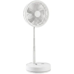 Babykare Ventilateur pliable et rechargeable sans fil blanc