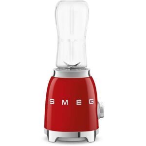 Mini blender vintage rouge + 1 bouteille smeg