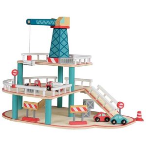 Egmont Toys Garage en bois avec grue