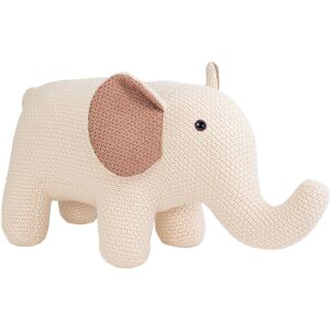 Crochetts Peluche mini-elephant Buba 100% coton blanc