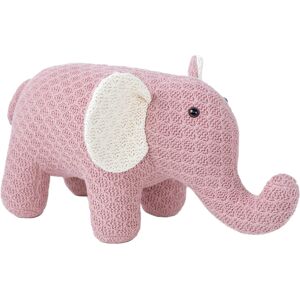 Crochetts Peluche mini-elephant 100% coton rose