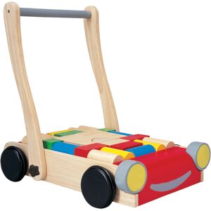 PLAN TOYS Chariot de marche avec cubes