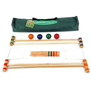 Traditional Garden Games Set de croquet familial en bois