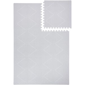 ToddleKind Tapis de jeu puzzle en mousse eco-responsable gris 120x180cm 