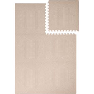 ToddleKind Tapis de jeu puzzle en mousse eco-responsable beige 120x180cm 