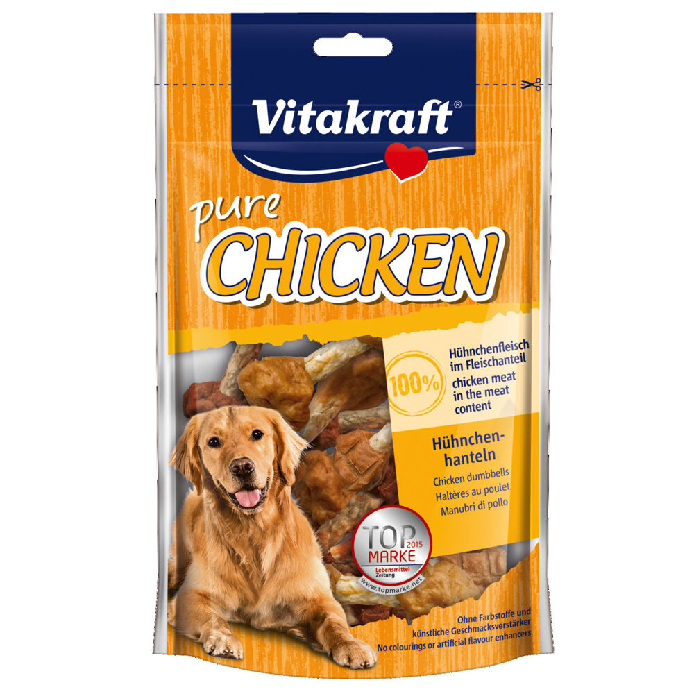 Vitakraft 80g Haltères au poulet Chicken Vitakraft - Friandises pour Chien