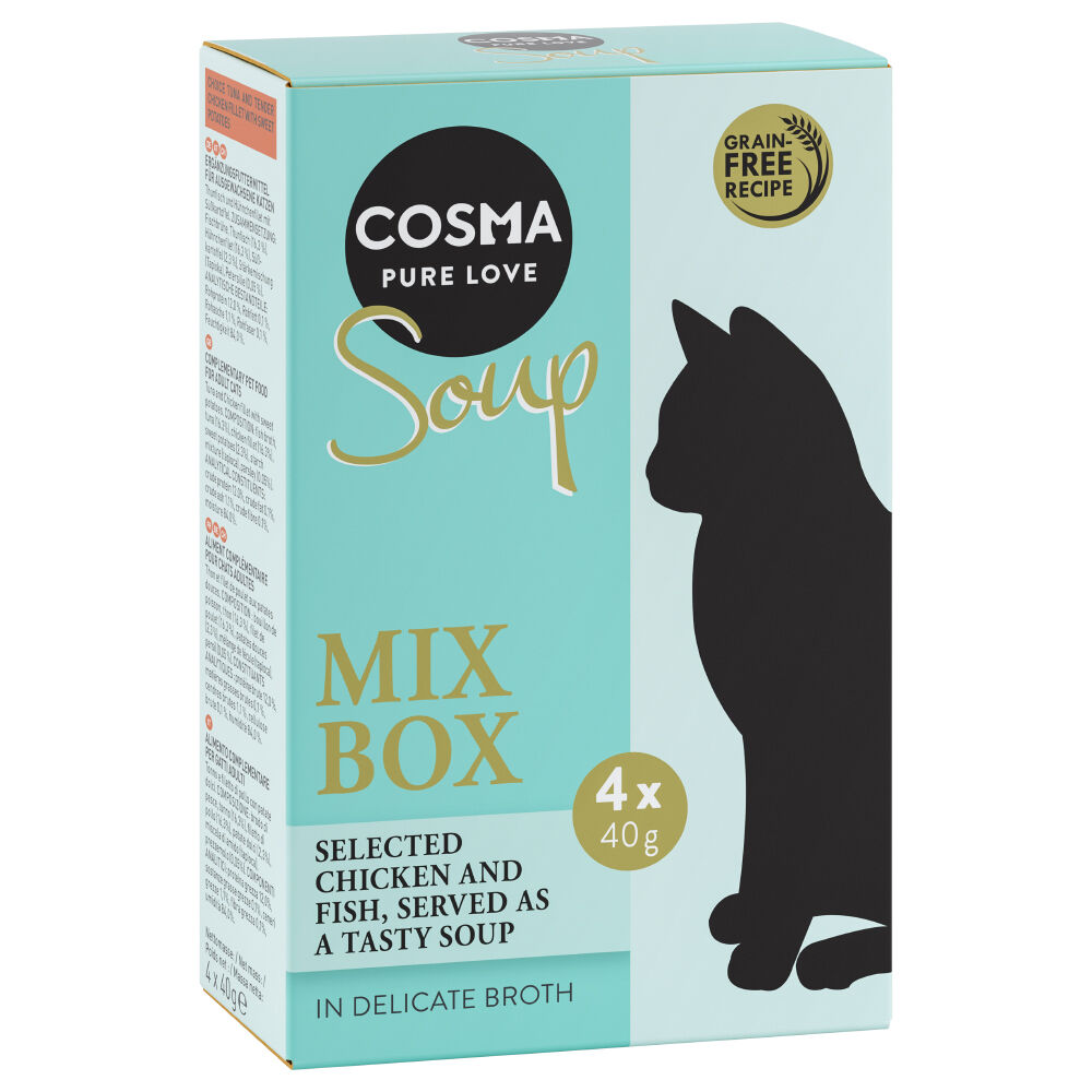 Cosma 4x40g Soup Cosma - Pâtée pour chat