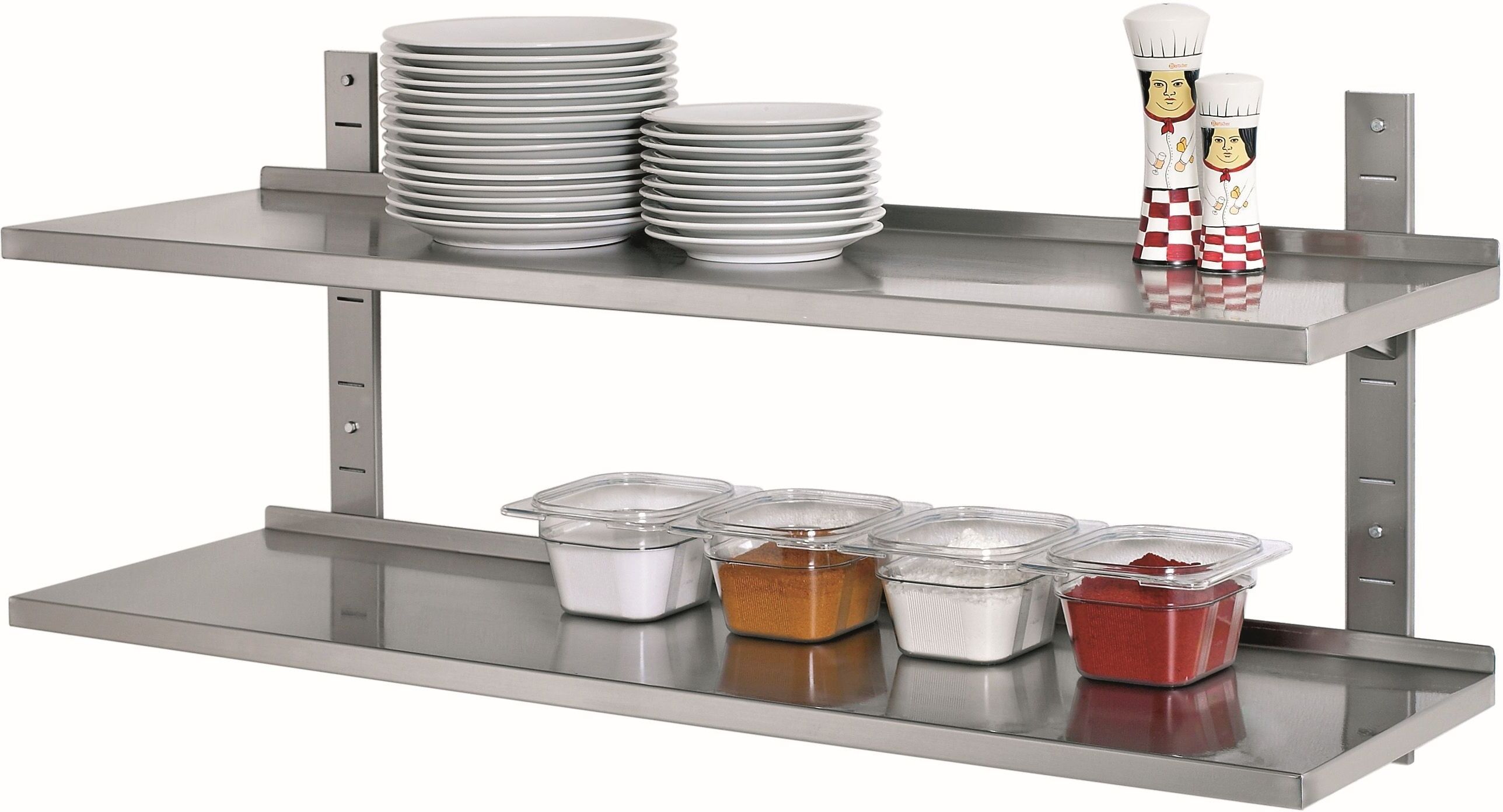 Bartscher Kit etagere murale 120x355 complet Bartscher Kit etagere murale 120x355 complet