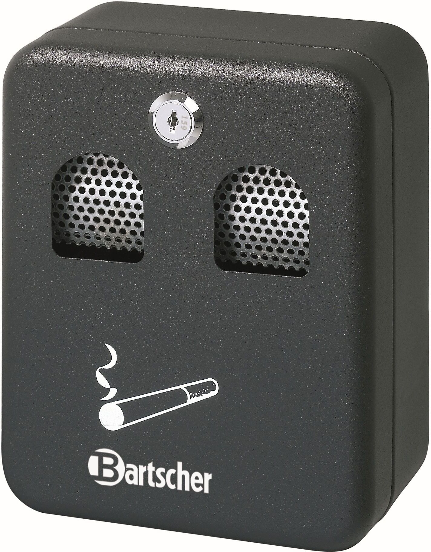 Bartscher Cendrier mural, noir Bartscher Cendrier mural, noir