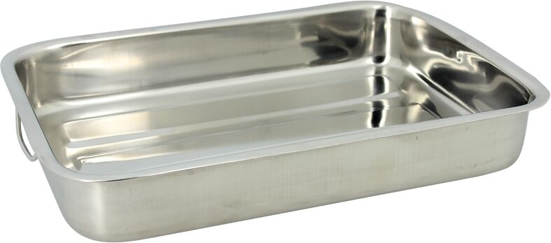 Lebrun Plat rectangulaire avec poignée 40 cm INOX Lebrun Plat rectangulaire avec poignée 40 cm INOX