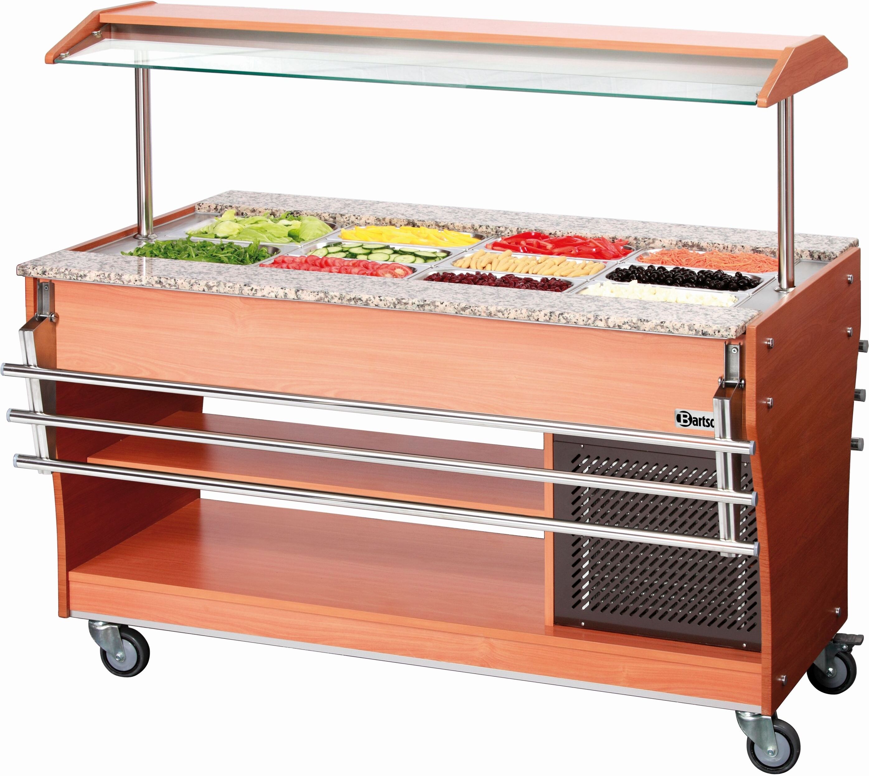 Bartscher Chariot buffet froid, 4x1/1GN, P150 Bartscher Chariot buffet froid, 4x1/1GN, P150
