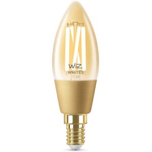 Wiz Ampoule Wiz FLAMME-Ampoule LED connectée filament E14 4.9W=25W 370lm dimmable blanc chaud blanc froid Ø3.5cm Orange