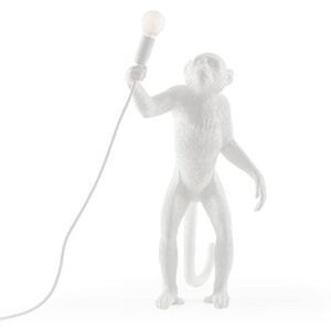 Lampe a poser Seletti MONKEY-Lampe a poser Singe debout H54cm Blanc