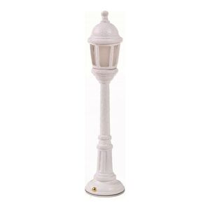 Lampe a poser exterieur Seletti STREET LAMP-Lampe baladeuse LED d'exterieur rechargeable Resine H42cm Blanc