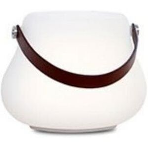 Deco lumineuse exterieur Nordic Dluxx FLOWERPOT-Pot lumineux d'exterieur LED RGB avec enceinte bluetooth H16cm Blanc