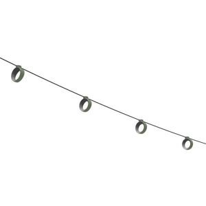 Guirlande lumineuse exterieur Fermob HOOP-Guirlande LED d'exterieur 8 anneaux avec variateur Bluetooth polypropylene L1200cm Vert