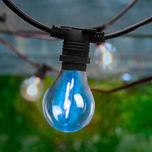 Guirlande lumineuse exterieur New Garden ALLEGRA-Guirlande lumineuse d'exterieur 10 lumieres LED 5m raccordable avec telecommande Noir
