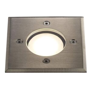 Spot exterieur Nordlux PATO SQUARE-Spot d'exterieur encastrable au sol inox H12cm Argente