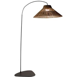 Lampadaire exterieur New Garden NIZA-Lampadaire ou applique murale d'exterieur sans fils Ampoule rechargeable H167cm Noir