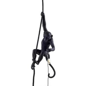 Seletti Suspension extérieur Seletti MONKEY-Suspension d'extérieur Singe suspendu H80cm Noir