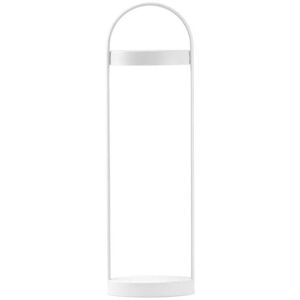 Pedrali Lampe à poser extérieur Pedrali GIRAVOLTA-Lampe baladeuse d'extérieur LED rechargeable H50cm Blanc