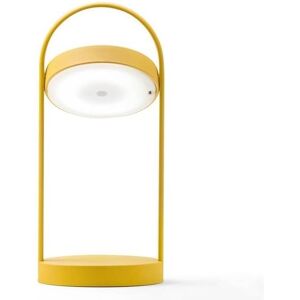 Pedrali Lampe à poser extérieur Pedrali GIRAVOLTA-Lampe baladeuse d'extérieur LED rechargeable H33cm Jaune