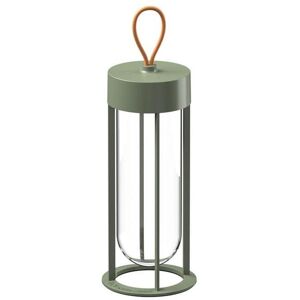 Flos Lampe à poser extérieur Flos IN VITRO-Lampe LED d'extérieur sans fil Verre/Aluminium H30cm Vert