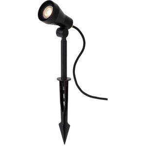 Lucide Spot extérieur Lucide SPIKE-Spot d'extérieur à planter LED H42cm Noir