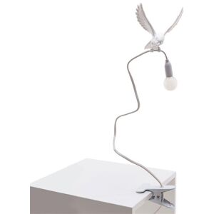 Seletti Lampe à poser Seletti SPARROW LANDING-Lampe à pince Résine Hauteur ajustable Blanc