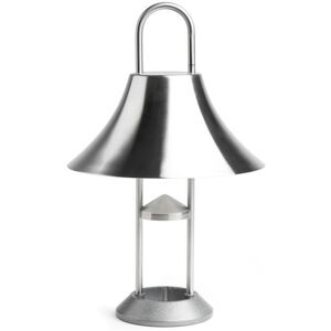 Hay Lampe à poser extérieur Hay MOUSQUETON-Lampe sans fil LED d'extérieur avec Variateur H30cm Argenté