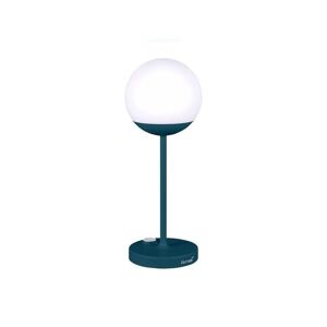 Fermob Lampe à poser extérieur Fermob MOOON!-Lampe nomade LED d'extérieur rechargeable H40cm Bleu