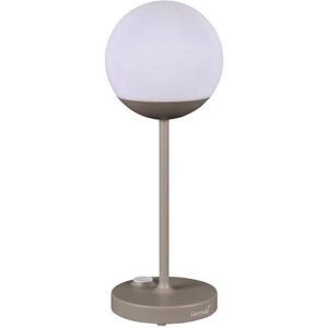 Fermob Lampe à poser extérieur Fermob MOOON!-Lampe nomade LED d'extérieur rechargeable H40cm Beige