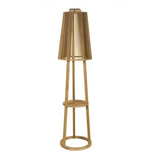 Les Jardins Lampadaire extérieur Les Jardins TINKA TECKA-Lampadaire d'extérieur LED rechargeable & solaire Bois H182cm Bois