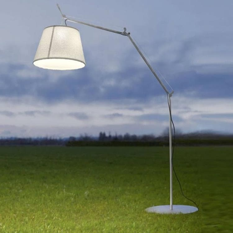 Artemide Lampadaire extérieur Artemide TOLOMEO PARALUME OUTDOOR-Lampadaire d'extérieur LED H232cm Blanc