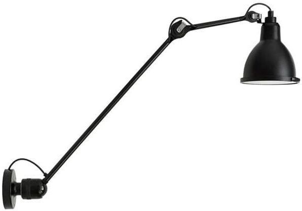 DCW Editions Applique murale extérieur DCW Editions Lampe Gras N°304 XL 75-Applique d'extérieur Inox L112cm Noir