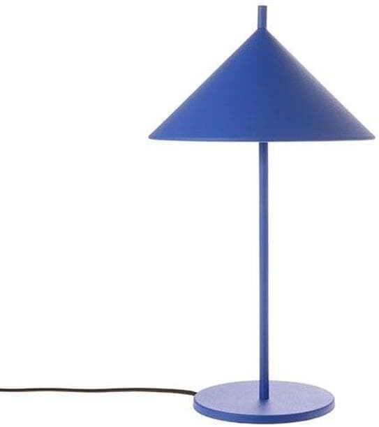 HKliving Lampe à poser HKliving METAL TRIANGLE-Lampe à poser Métal H48cm Bleu